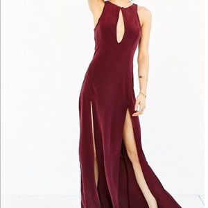 Stone Cold Fox Owen gown in plum.